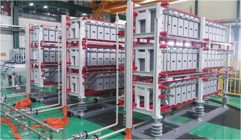 STATCOM l&agrave;m m&aacute;t bằng nước ngo&agrave;i trời Sinopak 3kV để b&ugrave; Var